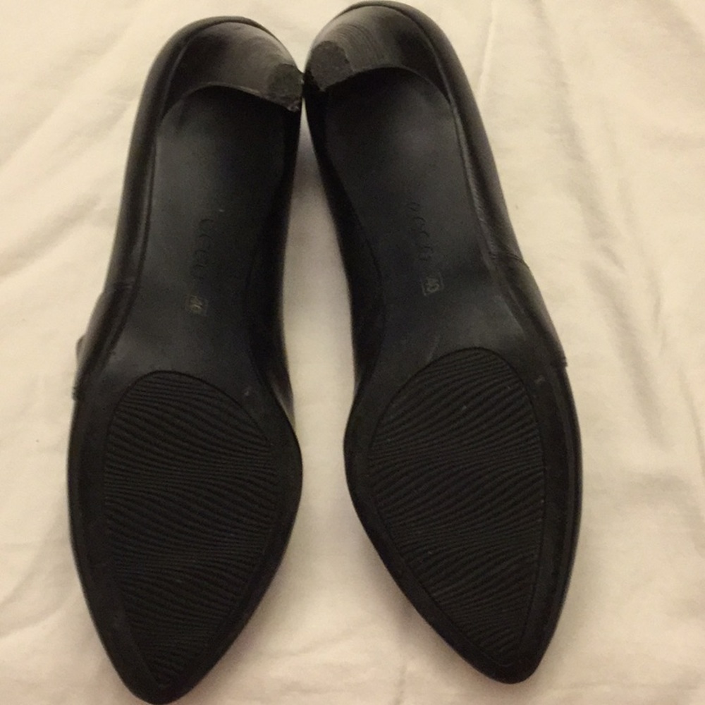 Ecco black leather heels - Picture 3 of 6